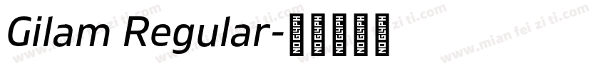 Gilam Regular字体转换
